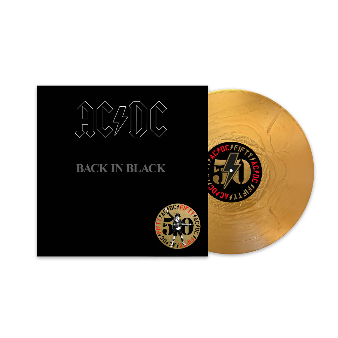 Back in Black  LP Edición 50ª Aniversario Vinilo Dorado