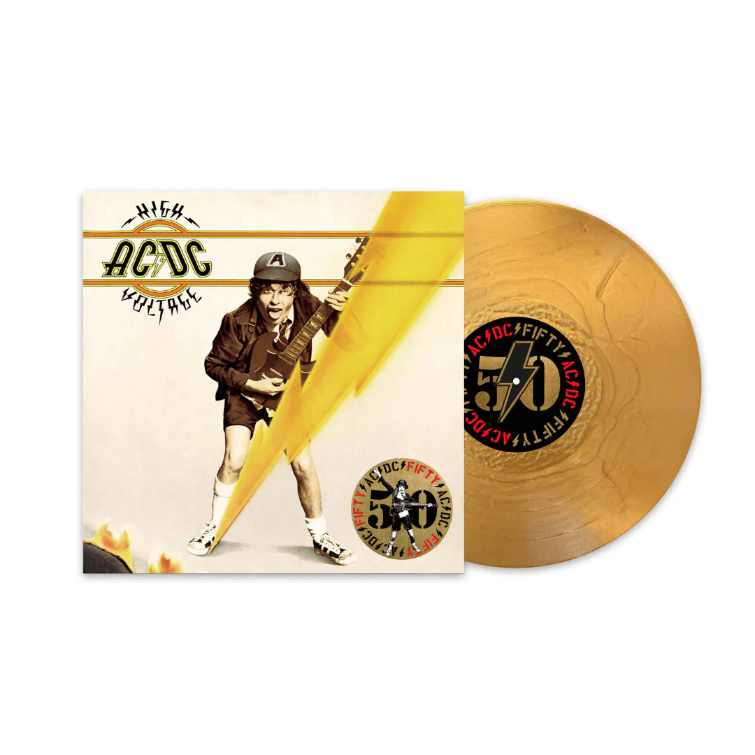 High Voltage LP Edición 50ª Aniversario Vinilo Dorado