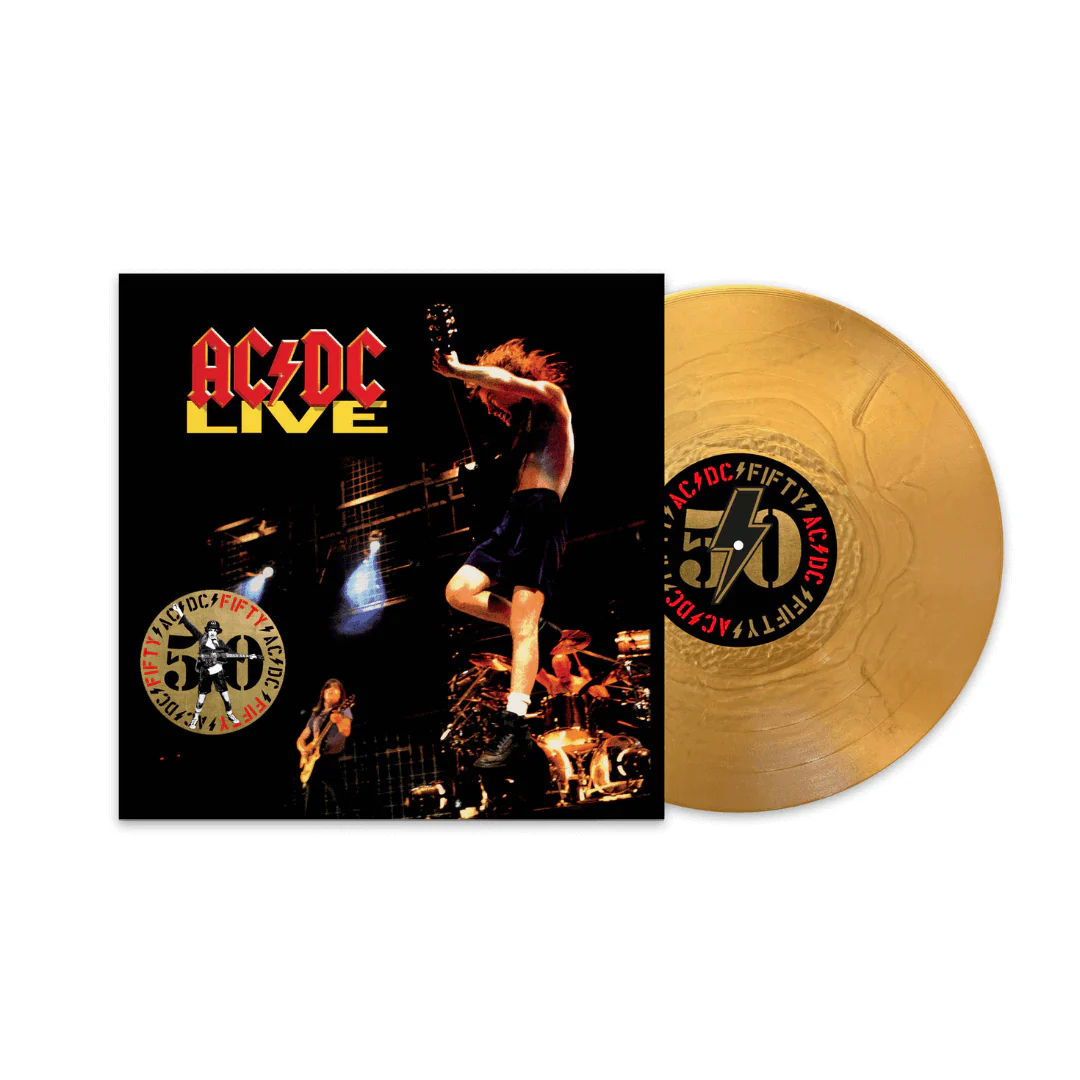 Live LP Edición 50ª Aniversario Vinilo Doble Dorado