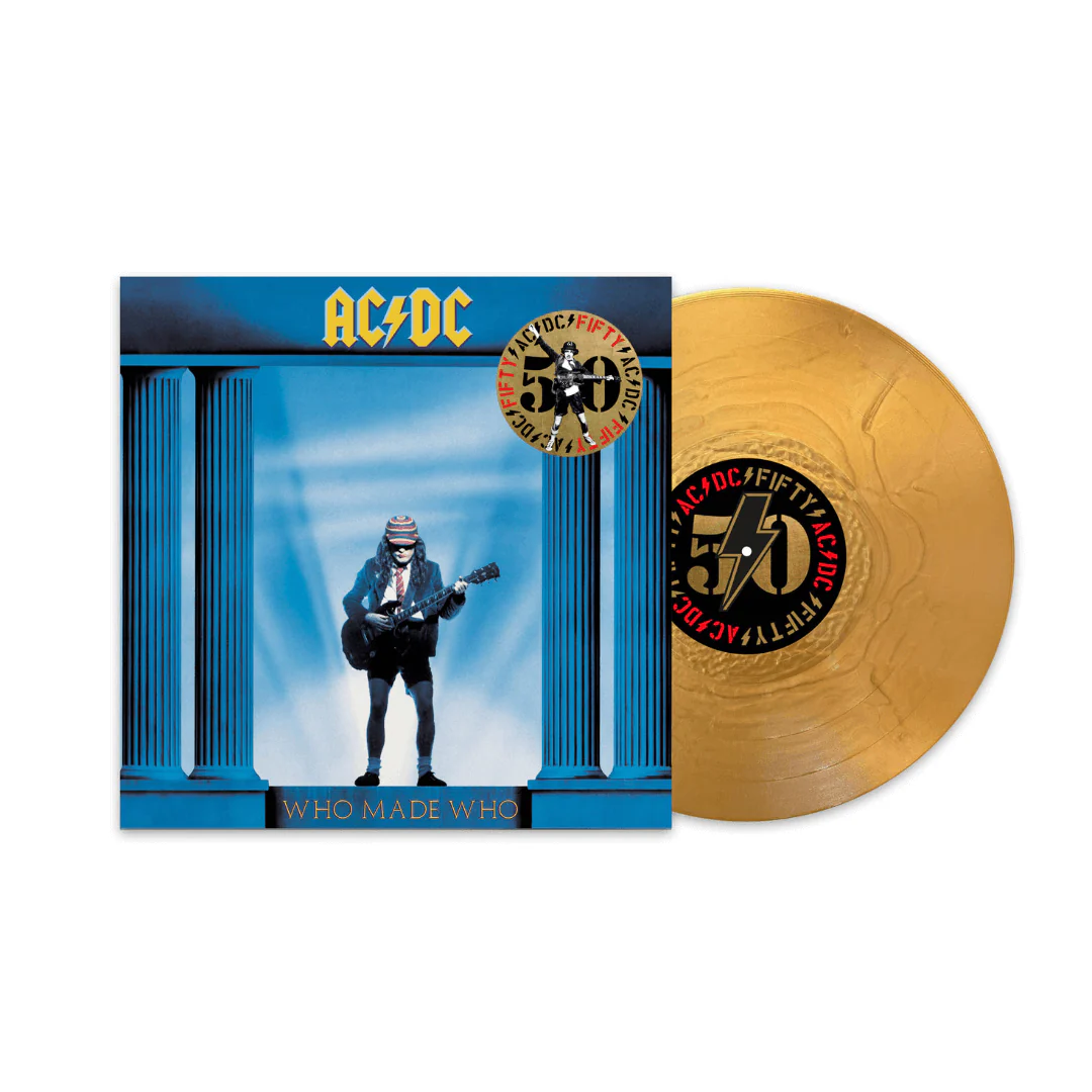 Who Made Who LP Edición 50ª Aniversario Vinilo Dorado